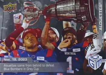 2023 Upper Deck Game Dated Moments - Silver #63 Montreal Alouettes Front