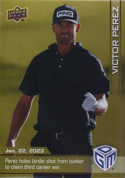 2023 Upper Deck Game Dated Moments - Gold #6 Victor Perez Front