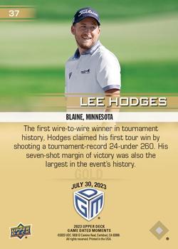 2023 Upper Deck Game Dated Moments - Gold #37 Lee Hodges Back