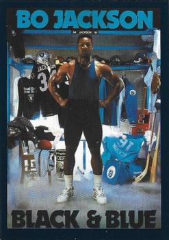 1990 Bo Jackson Black & Blue (unlicensed) #NNO Bo Jackson Front