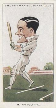 1928 Churchman's Men of the Moment In Sport #23 Herbert Sutcliffe Front