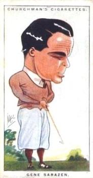 1928 Churchman's Men of the Moment In Sport #31 Gene Sarazen Front