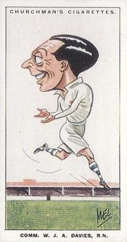1928 Churchman's Men of the Moment In Sport #46 William Davies Front
