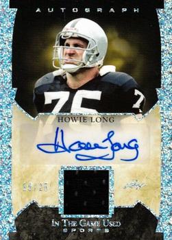 2022 Leaf In The Game Used Sports - In The Game Used Auto Pattern Silver #GUA-HL1 Howie Long Front