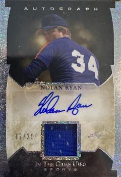 2022 Leaf In The Game Used Sports - In The Game Used Auto Pattern Silver #GUA-NR1 Nolan Ryan Front