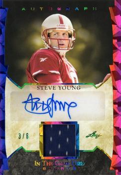 2022 Leaf In The Game Used Sports - In The Game Used Auto Purple #GUA-SY1 Steve Young Front