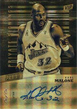 2019 Panini National Sports Convention VIP Party Exclusive - Private Signings Hyperplaid #KM Karl Malone Front