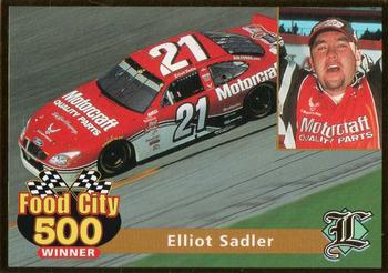 2001 Legends Sports Memorabilia #NNO Elliott Sadler Front