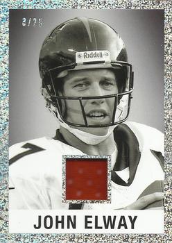 2022 Leaf In The Game Used Sports - 1960 Leaf Relics Pattern Silver #LM-18 John Elway Front