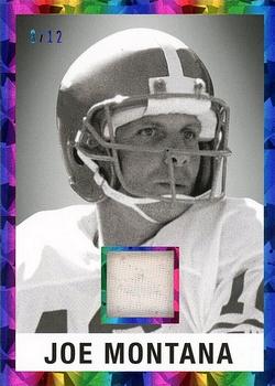 2022 Leaf In The Game Used Sports - 1960 Leaf Relics Purple #LM-16 Joe Montana Front