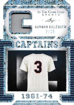 2022 Leaf In The Game Used Sports - Captains Relics Pattern Silver #C-13 Harmon Killebrew Front