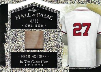 2022 Leaf In The Game Used Sports - Hall of Fame Caliber Pattern Silver #HC-10 Fred McGriff Front