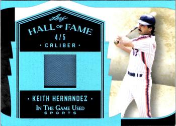 2022 Leaf In The Game Used Sports - Hall of Fame Caliber Platinum Blue #HOFC-12 Keith Hernandez Front