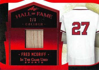 2022 Leaf In The Game Used Sports - Hall of Fame Caliber Red #HC-10 Fred McGriff Front
