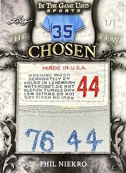 2022 Leaf In The Game Used Sports - The Chosen Few #CF-22 Phil Niekro Front