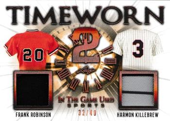 2022 Leaf In The Game Used Sports - Time Worn 2 Bronze #TW-05 Frank Robinson / Harmon Killebrew Front