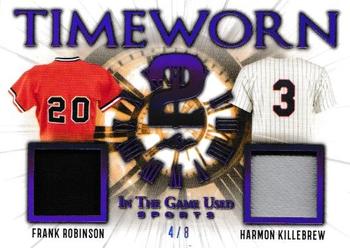 2022 Leaf In The Game Used Sports - Time Worn 2 Purple #TW-05 Frank Robinson / Harmon Killebrew Front