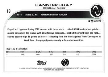 2023 Topps Athletes Unlimited All Sports #19 Danni McCray Back
