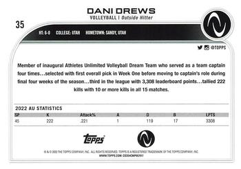 2023 Topps Athletes Unlimited All Sports #35 Dani Drews Back