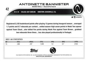 2023 Topps Athletes Unlimited All Sports #42 Antoinette Bannister Back