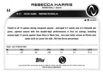 2023 Topps Athletes Unlimited All Sports #44 Rebecca Harris Back