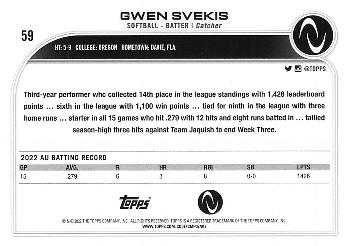 2023 Topps Athletes Unlimited All Sports #59 Gwen Svekis Back