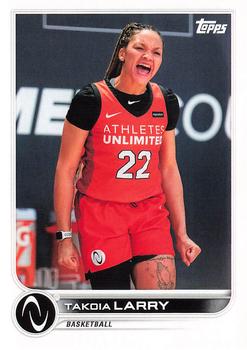 2023 Topps Athletes Unlimited All Sports #67 Takoia Larry Front