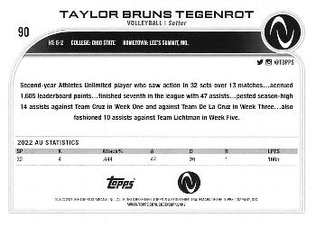 2023 Topps Athletes Unlimited All Sports #90 Taylor Bruns Tegenrot Back