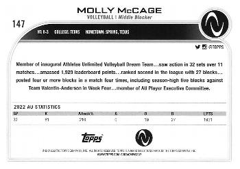 2023 Topps Athletes Unlimited All Sports #147 Molly McCage Back