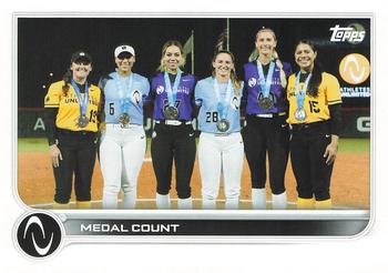 2023 Topps Athletes Unlimited All Sports #188 Medal Count Front