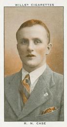 1936 Wills’s Irish Sportsmen #9 R.N. Case Front