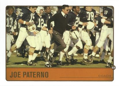 2008 History of Nike #22 Joe Paterno Front
