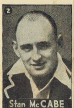 1936 The Comet Stars Of Australian Sport #2 Stan McCabe Front