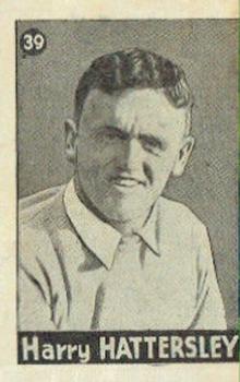 1936 The Comet Stars Of Australian Sport #39 Harry Hattersley Front