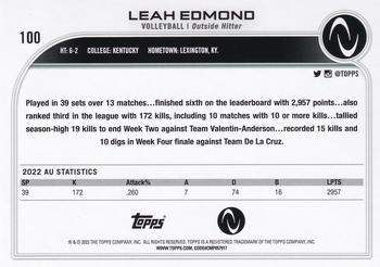 2023 Topps Athletes Unlimited All Sports - Rainbow Foil #100 Leah Edmond Back
