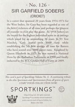2023 Sportkings Volume 4 #126 Sir Garfield Sobers Back