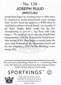 2023 Sportkings Volume 4 - Light Blue #128 Joseph Ruud Back