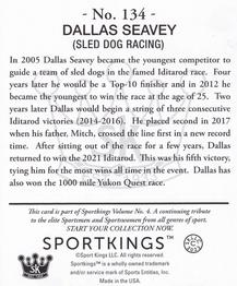 2023 Sportkings Volume 4 - Mini #134 Dallas Seavey Back