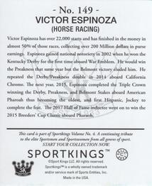 2023 Sportkings Volume 4 - Mini #149 Victor Espinoza Back