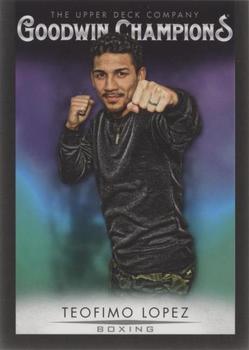 2021 Upper Deck Goodwin Champions - Photo Variations Black #12 Teofimo Lopez Front