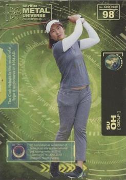 2021 SkyBox Metal Universe Champions - Gold Spectrum #98 Su Oh Front