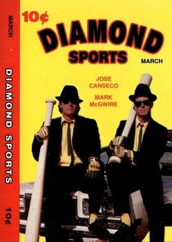 1990 Diamond Sports (unlicensed) #NNO Jose Canseco / Mark McGwire Front
