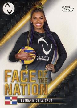 2023 Topps Athletes Unlimited All Sports - Face of the Nation #FN-1 Bethania de la Cruz Front