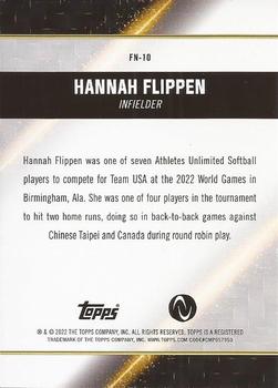 2023 Topps Athletes Unlimited All Sports - Face of the Nation #FN-10 Hannah Flippen Back
