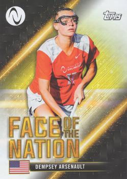 2023 Topps Athletes Unlimited All Sports - Face of the Nation #FN-15 Dempsey Arsenault Front