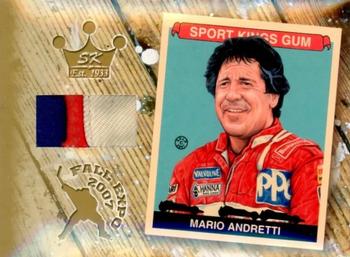 2007 Sportkings Series A - Fall Expo Memorabilia Gold #FE-06 Mario Andretti Front