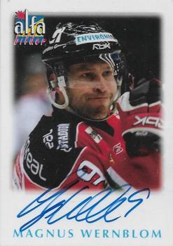 1997 Alfabilder Autographs - Svensk Ishockeys Största Stjärnor Genom Tiderna #E-18 Magnus Wernblom Front