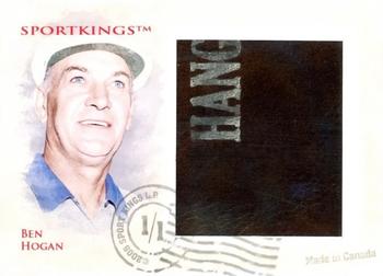 2008 Sportkings Series B - Post Card Redemption Dual Memorabilia #NNO Ben Hogan / Payne Stewart Front