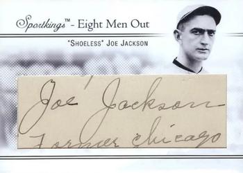 2009 Sportkings Series C - Eight Men Out Cut Autographs #EMO-SJJ Shoeless Joe Jackson Front