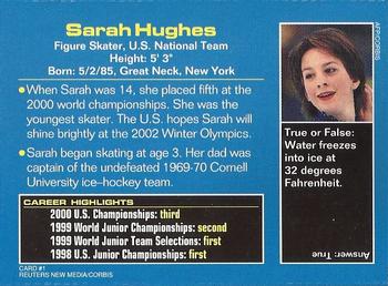 2000 Sports Illustrated for Kids II (Dec 2000) #1 Sarah Hughes Back